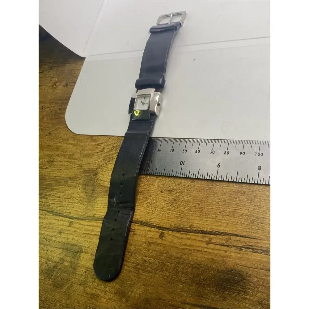 Womens Peyote Bird Silver Black Watch Works New Battery